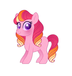 Size: 724x756 | Tagged: safe, artist:carouselunique, oc, oc only, oc:honeycrisp blossom, pony, parent:big macintosh, parent:princess cadance, parents:cadmac, reference sheet, simple background, transparent background