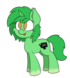 Size: 694x772 | Tagged: safe, artist:keplerspacepony, oc, oc only, oc:pisty, pony, unicorn, simple background, tongue out, transparent background