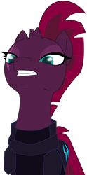 Size: 2378x4782 | Tagged: safe, artist:ejlightning007arts, tempest shadow, my little pony: the movie, broken horn, eye scar, horn, scar, simple background, solo, transparent background, vector