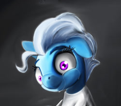 Size: 1210x1060 | Tagged: safe, artist:ponsce, screw loose, pony, bust, crying, derp, portrait, solo