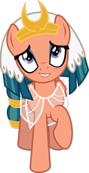 Size: 4089x7939 | Tagged: safe, artist:jhayarr23, somnambula, pegasus, pony, daring done?, absurd resolution, clothes, egyptian, female, looking at you, mare, one hoof raised, simple background, solo, transparent background, vector