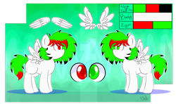 Size: 1600x944 | Tagged: safe, artist:bl--blacklight, oc, oc only, oc:rally, pegasus, pony, female, filly, offspring, parent:oc:litch, parent:oc:ray scratch, parents:oc x oc, solo, watermark