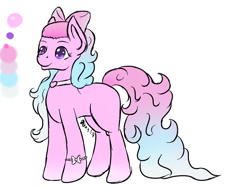 Size: 960x720 | Tagged: safe, artist:xaik0x, oc, oc only, oc:pastel dove, earth pony, pony, bow, digital, digital art, earth, pastel, solo