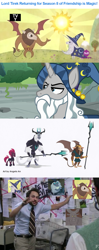 Size: 781x1963 | Tagged: safe, lord tirek, scorpan, star swirl the bearded, storm king, tempest shadow, my little pony: the movie, shadow play, twilight's kingdom, spoiler:s08, it's always sunny in philadelphia, pepe silvia, staff, staff of sacanas, the hub