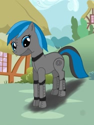 Size: 768x1024 | Tagged: artist needed, safe, oc, oc only, oc:a.l.i., earth pony, pony, robot, robot pony, female, mare