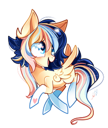 Size: 600x707 | Tagged: safe, artist:ipun, oc, oc only, oc:hanuel, pegasus, pony, commission, female, heart eyes, mare, simple background, solo, transparent background, wingding eyes