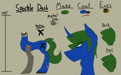 Size: 2576x1600 | Tagged: safe, artist:moonakart13, artist:moonaknight13, oc, oc only, pony, unicorn, burn marks, metal leg, reference sheet, scar