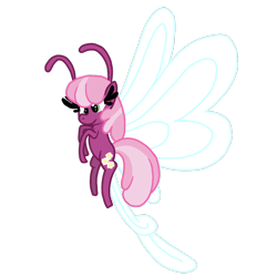 Size: 1000x1000 | Tagged: safe, artist:toyminator900, cheerilee, breezie, breeziefied, simple background, solo, species swap, transparent background