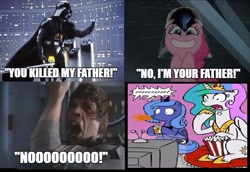 Size: 727x500 | Tagged: safe, artist:kalecgos, pony, brony father, darth vader, father and child, father and son, male, parent and child, star wars