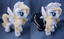 Size: 3856x2364 | Tagged: safe, artist:adamar44, oc, oc only, oc:solari melody, pony, clothes, irl, maid, photo, plushie