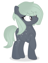 Size: 1024x1352 | Tagged: safe, artist:deerloud, oc, oc only, earth pony, pony, female, mare, raised hoof, simple background, solo, transparent background