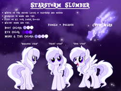 Size: 2732x2048 | Tagged: safe, artist:prismaticstars, oc, oc only, oc:starstorm slumber, pegasus, pony, cute, feathered fetlocks, female, high res, mare, ocbetes, reference sheet