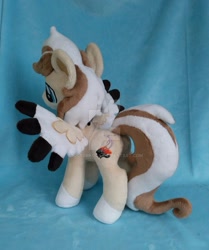 Size: 1024x1225 | Tagged: safe, artist:doctorkoda, oc, oc only, oc:anderson, pegasus, pony, irl, male, photo, plushie, solo, stallion, watermark
