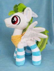 Size: 1024x1333 | Tagged: safe, artist:doctorkoda, oc, oc only, pegasus, pony, clothes, irl, male, photo, plushie, socks, solo, stallion, striped socks