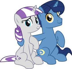 Size: 5637x5440 | Tagged: safe, artist:jhayarr23, night light, twilight velvet, pony, unicorn, once upon a zeppelin, absurd resolution, couple, female, husband and wife, male, mare, nightvelvet, shipping, simple background, stallion, straight, transparent background, vector