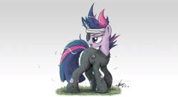 Size: 2000x1097 | Tagged: safe, artist:ncmares, twilight sparkle, pony, future twilight, sketch, solo