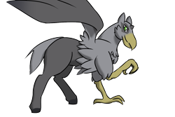 Size: 1200x800 | Tagged: safe, artist:tartsarts, oc, oc only, oc:vindicar, classical hippogriff, hippogriff, solo