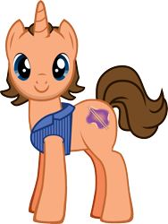 Size: 1239x1644 | Tagged: safe, artist:grapefruitface1, oc, oc only, oc:drumbeat pop, pony creator, 80s, clothes, genesis, male, music, musician, phil collins