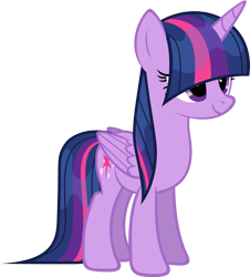 Size: 1171x1297 | Tagged: safe, artist:zacatron94, edit, twilight sparkle, twilight sparkle (alicorn), alicorn, pony, bangs, cute, female, hair over eyes, happy, mare, simple background, smiling, solo, transparent background, twiabetes, vector, wet, wet mane