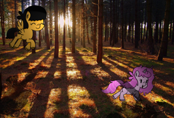 Size: 2844x1931 | Tagged: safe, artist:raptorfarts, oc, oc only, oc:pumpkin, oc:sugar swirl, pegasus, pony, unicorn