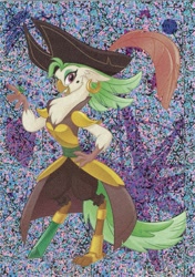 Size: 2543x3613 | Tagged: safe, derpibooru import, captain celaeno, anthro, my little pony: the movie, glitter