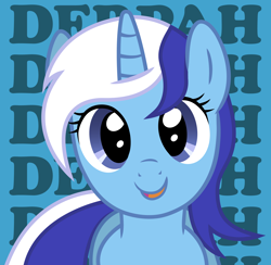 Size: 4000x3901 | Tagged: safe, artist:marble-soda, minuette, pony, unicorn, female, mare, solo