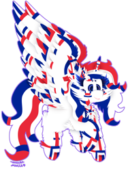 Size: 1024x1361 | Tagged: safe, artist:vanillaswirl6, oc, oc only, oc:france, pony, colored eyelashes, female, fluffy, flying, france, great power, nation ponies, ponified, simple background, solo, spread wings, transparent background, vanillaswirl6's nation ponies, wings