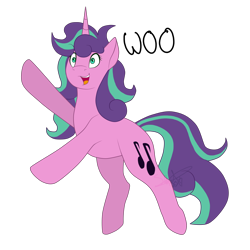 Size: 1600x1600 | Tagged: safe, artist:sketchthebluepegasus, oc, oc only, oc:gina, pony, unicorn, female, mare, simple background, transparent background, woo