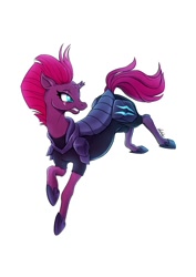 Size: 608x860 | Tagged: safe, artist:veskler, tempest shadow, pony, unicorn, my little pony: the movie, broken horn, solo