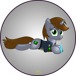 Size: 5000x5000 | Tagged: safe, artist:lakword, oc, oc only, oc:littlepip, pony, unicorn, fallout equestria, abstract background, absurd resolution, clothes, drink, drinking, fanfic, fanfic art, female, happy, hooves, horn, lying down, mare, nuka cola, nuka cola quantum, pipbuck, relaxing, simple background, solo, tongue out, transparent background, vault suit