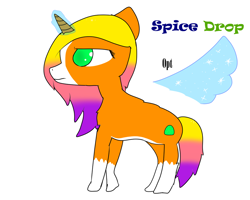 Size: 1024x819 | Tagged: safe, artist:hameltontrash, oc, oc only, oc:spice drop, solo