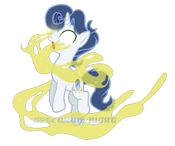 Size: 819x685 | Tagged: safe, artist:spectrumnightyt, oc, oc only, oc:spectrum night, pony, unicorn, glowing eyes, magic, male, offspring, parent:rarity, parent:soarin', parents:soarity, simple background, solo, stallion, transparent background