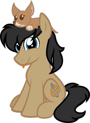 Size: 877x1200 | Tagged: safe, artist:binkyt11, derpibooru exclusive, oc, oc only, oc:cogs fixmore, earth pony, pony, .svg available, 2018 community collab, :p, derpibooru community collaboration, inkscape, male, pet, silly, simple background, solo, stallion, svg, tongue out, transparent background, vector