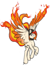 Size: 1873x2419 | Tagged: safe, artist:overlord pony, oc, oc only, oc:nightmare flames, alicorn, alicorn oc, female, fire, mare, simple background, solo, transparent background