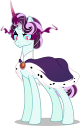 Size: 5000x7808 | Tagged: safe, artist:orin331, princess platinum, principal abacus cinch, pony, unicorn, absurd resolution, alternate universe, dancerverse, equestria girls ponified, female, mare, ponified, simple background, solo, sombra eyes, transparent background