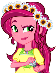 Size: 776x1008 | Tagged: safe, gloriosa daisy, equestria girls, legend of everfree, female, simple background, solo, transparent background, vector