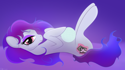 Size: 3840x2160 | Tagged: safe, artist:startledflowerpony, oc, oc only, earth pony, pony, ball, female, high res, mare, on back, solo