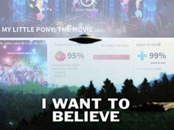 Size: 900x675 | Tagged: safe, derpibooru import, my little pony: the movie, i want to believe, review, rotten tomatoes