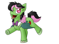 Size: 1890x1417 | Tagged: safe, artist:usagi-zakura, oc, oc only, oc:gojiberry, bat pony, pony, simple background, solo, transparent background