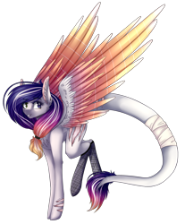 Size: 1734x2098 | Tagged: safe, artist:shadow-nights, oc, oc only, oc:cool moon, pony, female, large wings, mare, simple background, smiling, solo, transparent background, wings