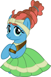 Size: 4072x6112 | Tagged: safe, artist:jhayarr23, meadowbrook, earth pony, pony, a health of information, absurd resolution, clothes, dress, female, mare, meadowcute, simple background, solo, transparent background, vector