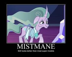 Size: 750x600 | Tagged: safe, derpibooru import, mistmane, shadow play, motivational poster, solo