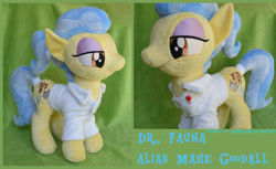 Size: 3872x2364 | Tagged: safe, artist:baraka1980, doctor fauna, pony, fluttershy leans in, clothes, high res, irl, photo, plushie, solo