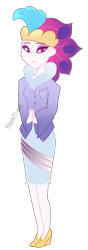 Size: 1456x4144 | Tagged: safe, artist:rippletrash, queen novo, equestria girls, my little pony: the movie, clothes, equestria girls-ified, high heels, looking at you, shoes, simple background, smiling, solo, transparent background