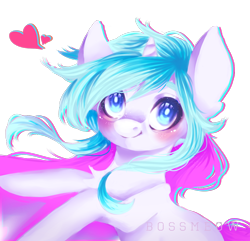 Size: 1170x1128 | Tagged: safe, artist:bossmeow, oc, oc only, oc:boss meow, pony, unicorn, looking at you, simple background, smiling, solo, transparent background