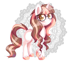 Size: 800x713 | Tagged: safe, artist:artsymuffin, oc, oc only, oc:muffin, pony, glasses, solo