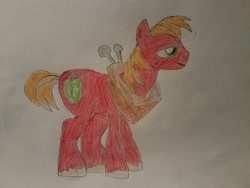 Size: 1024x768 | Tagged: safe, artist:amaryllisg, big macintosh, earth pony, pony, male, solo, stallion, traditional art