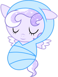 Size: 2048x2732 | Tagged: safe, artist:prismaticstars, oc, oc only, oc:starstorm slumber, pegasus, pony, baby, baby pony, cute, female, foal, simple background, sleeping, solo, trace, transparent background, vector