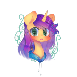 Size: 768x768 | Tagged: safe, artist:windymils, oc, oc only, oc:lilac, pony, unicorn, art trade, female, mare, open mouth, simple background, solo, transparent background