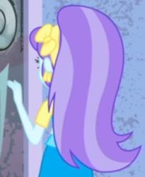 Size: 471x574 | Tagged: safe, screencap, aqua blossom, better together, display of affection, equestria girls, background human, cropped, solo